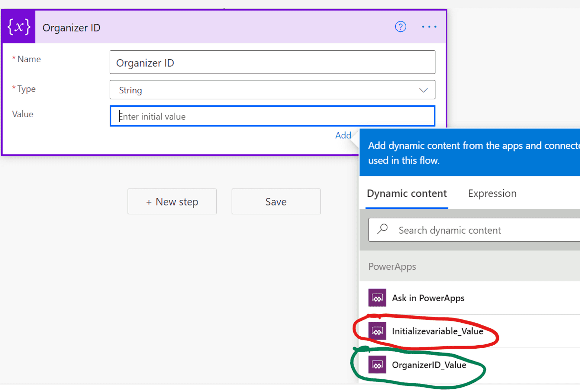 Renaming the original variable